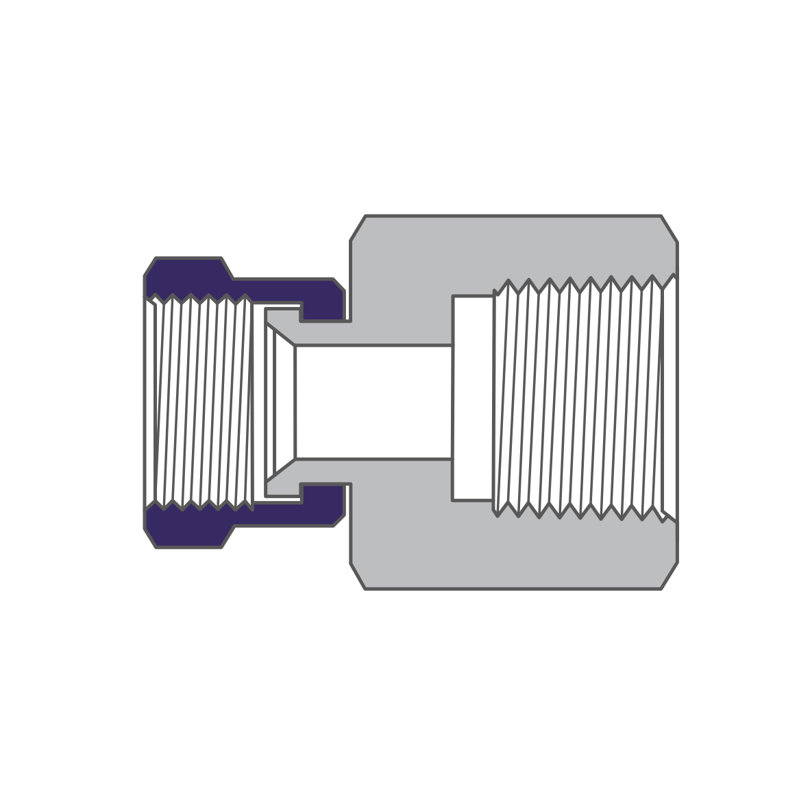 Flared Swivel Female Connectors