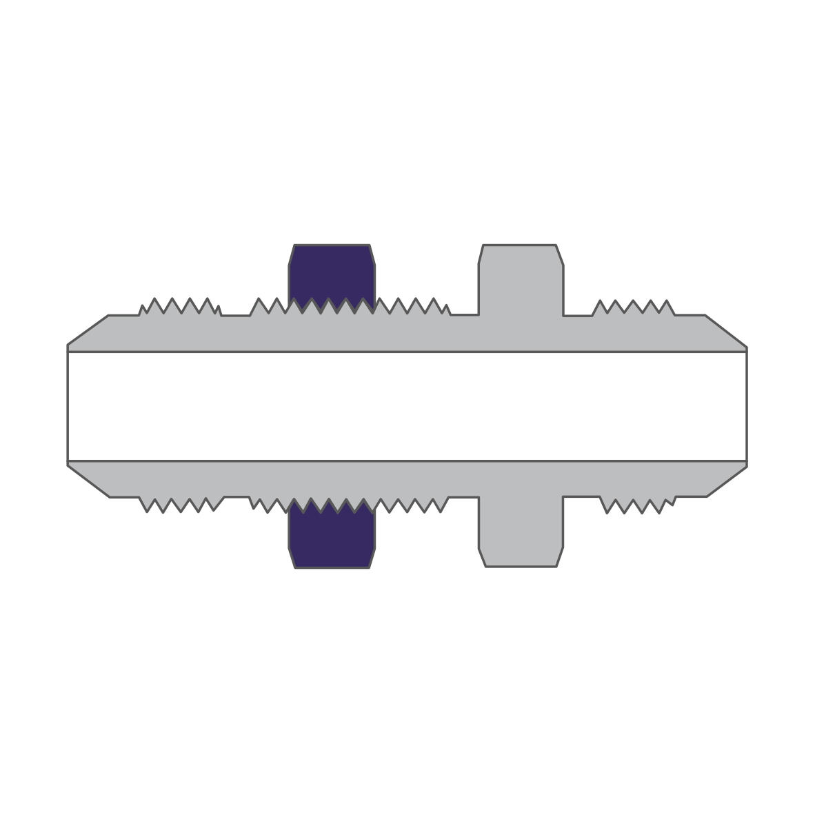 Flared Bulkhead Unions