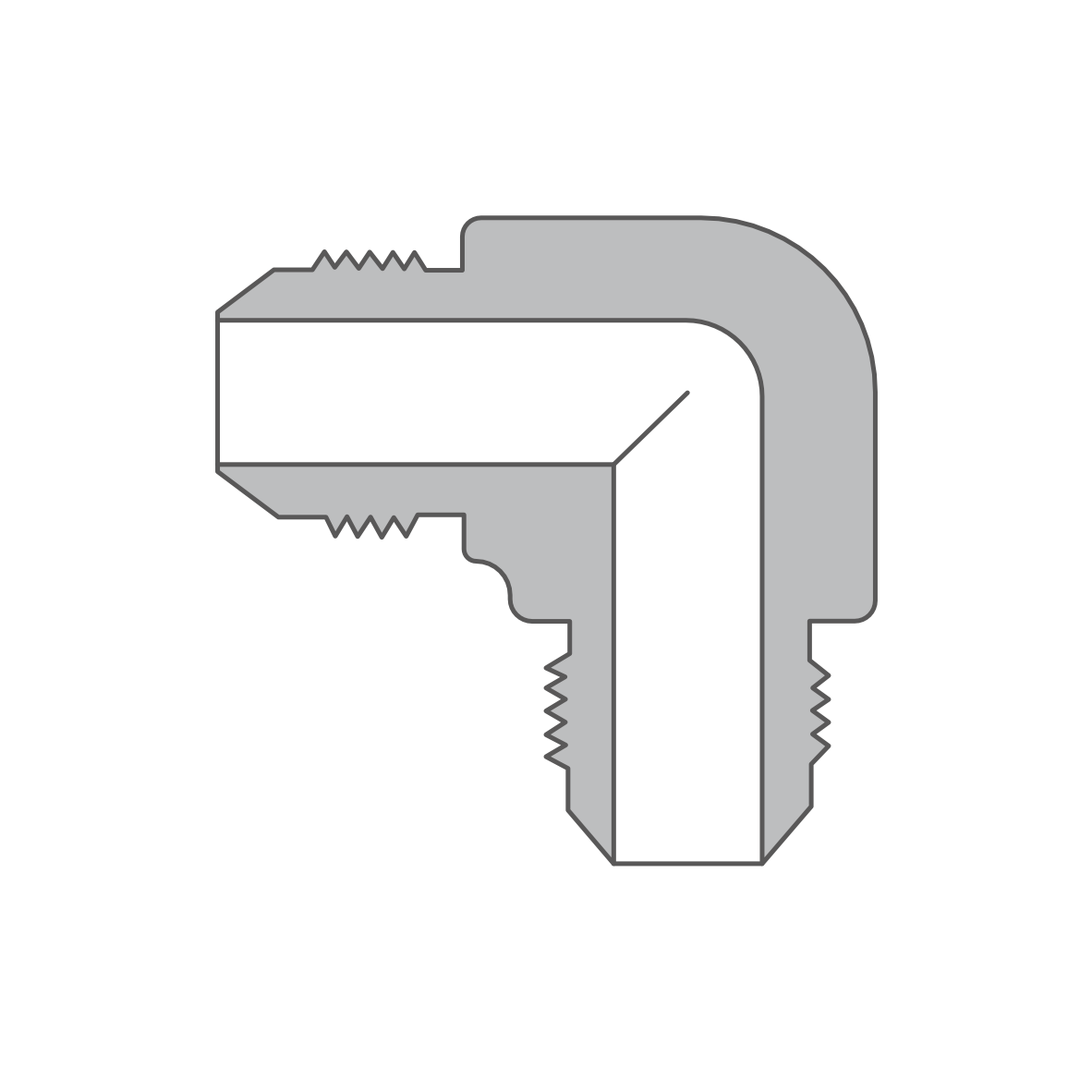 Flared Union Elbows