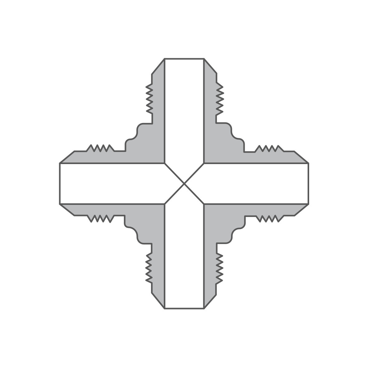 Flared Union Crosses